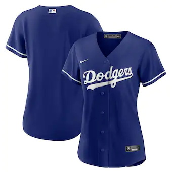 womens nike royal los angeles dodgers alternate replica tea